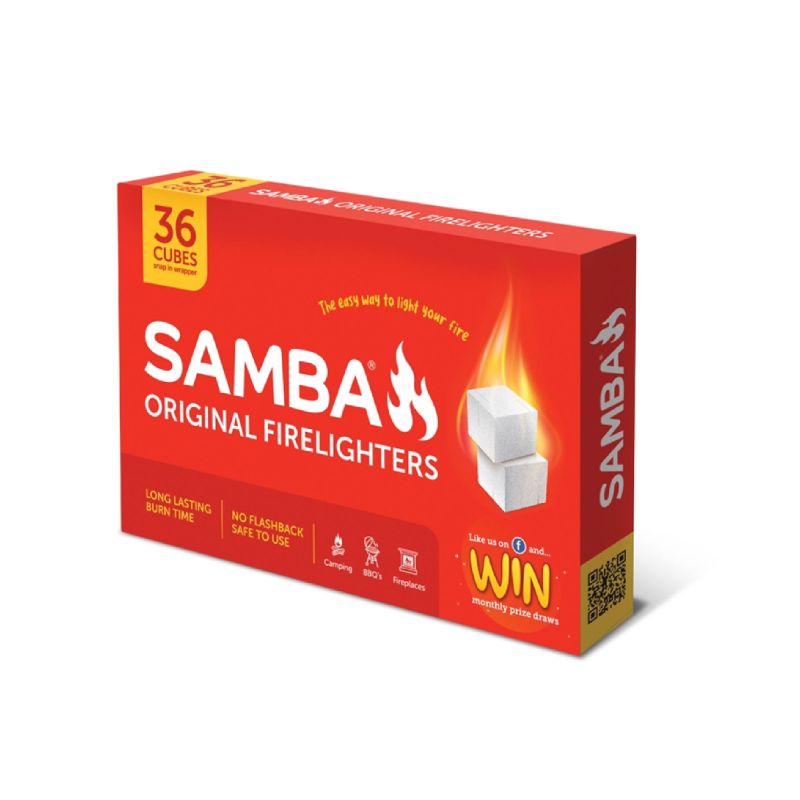 Samba White Firelighters 36 pack