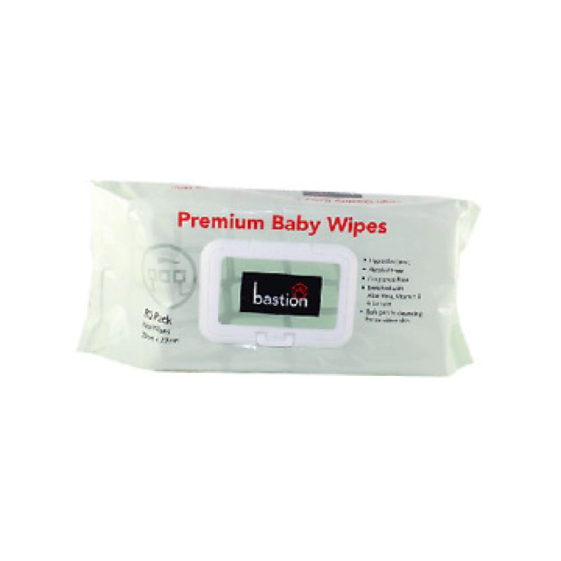 Bastion Premium Baby Wipes 80 Sheets/Pack