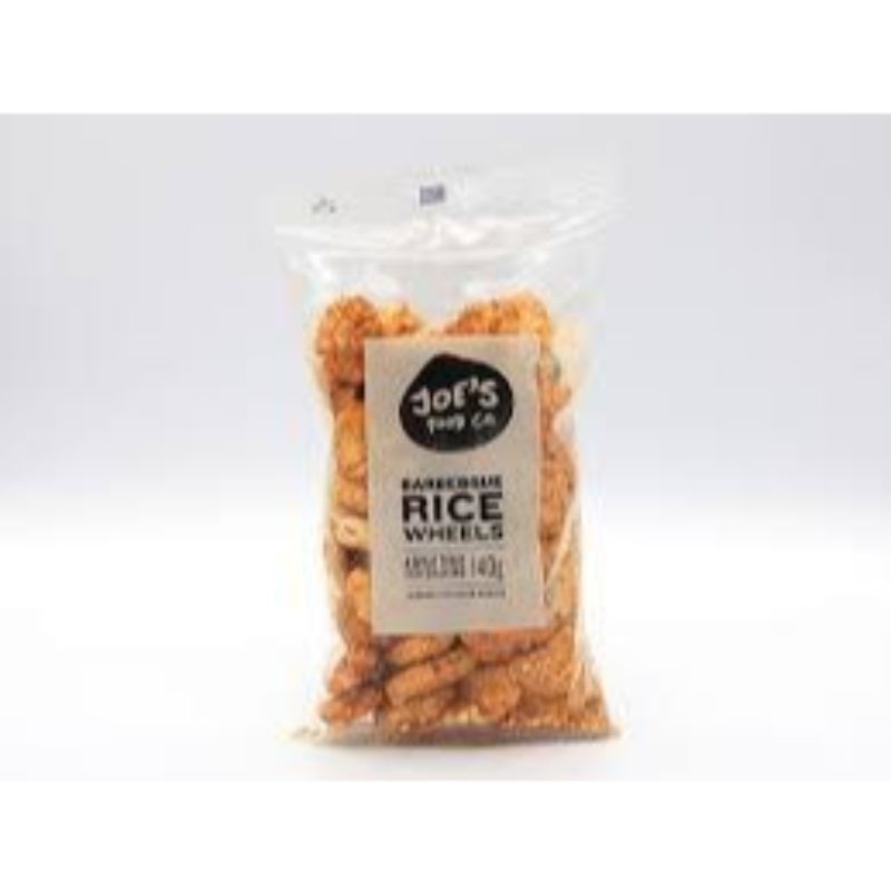 JC Nuts Joes Snacks Rice Wheels BBQ 140g