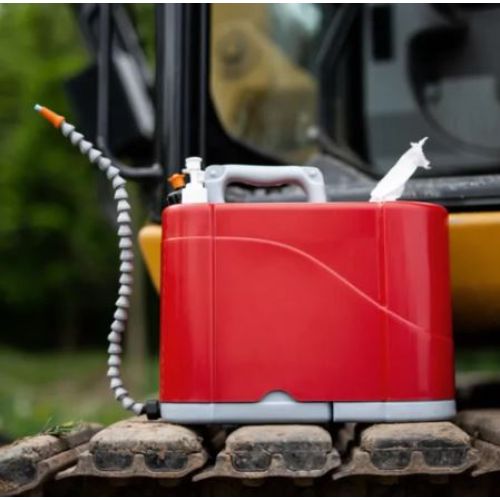 Shoulder Sink Hand Wash Station Red