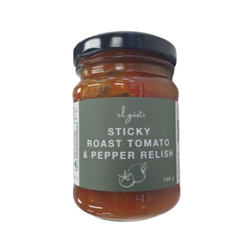 El Gusto Sticky Roast Tomato & Pepper Relish 150gm