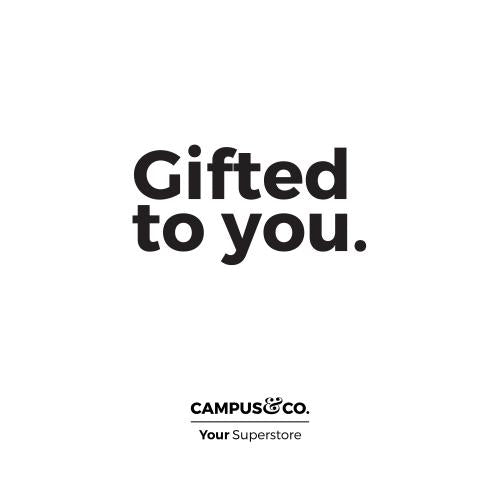 Campus&Co. A6 Black White Gifted to You Swing Tags 50 Pack