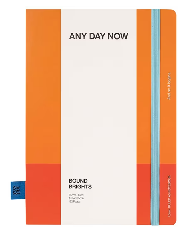 Any Day Now Bright Bound Notebook A5