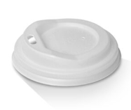 Coffee Cup Lid White 8oz Cup 50/Sleeve