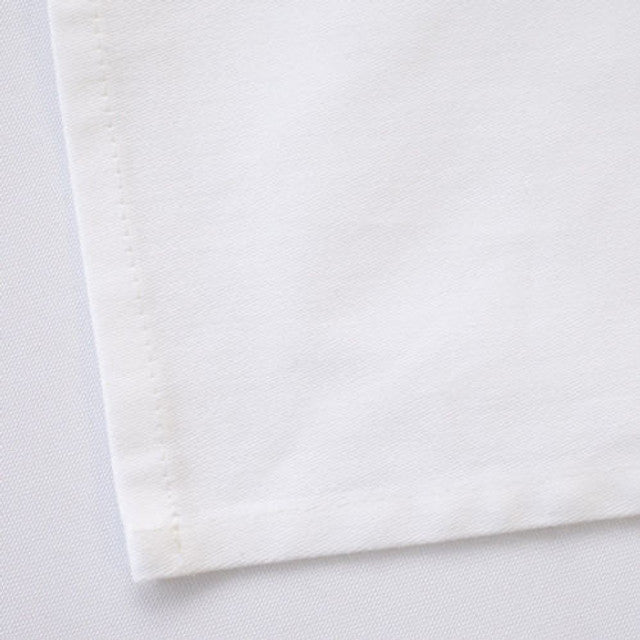 Taylor Linen White Small Plain Coaster Napkin 16cm x 16cm