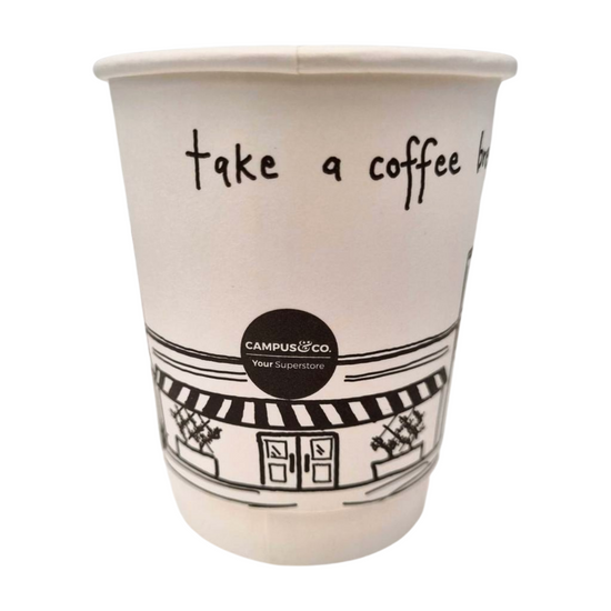 Take a Coffee Break Coffee Cups PLA Coated Double Wall 8oz 25/Sleeve