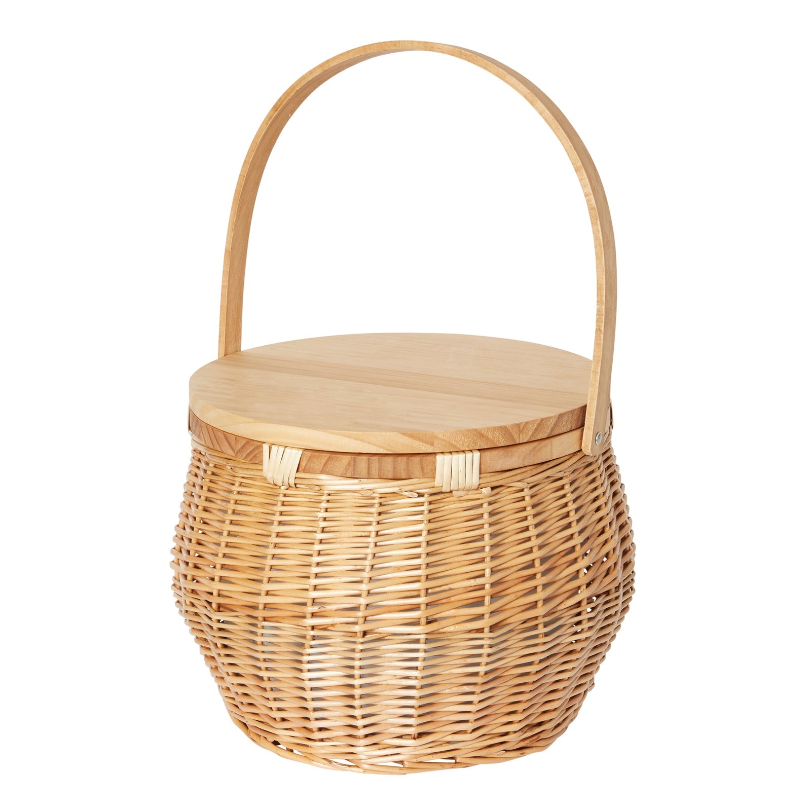 Wicker Picnic Basket 38x34x29cm