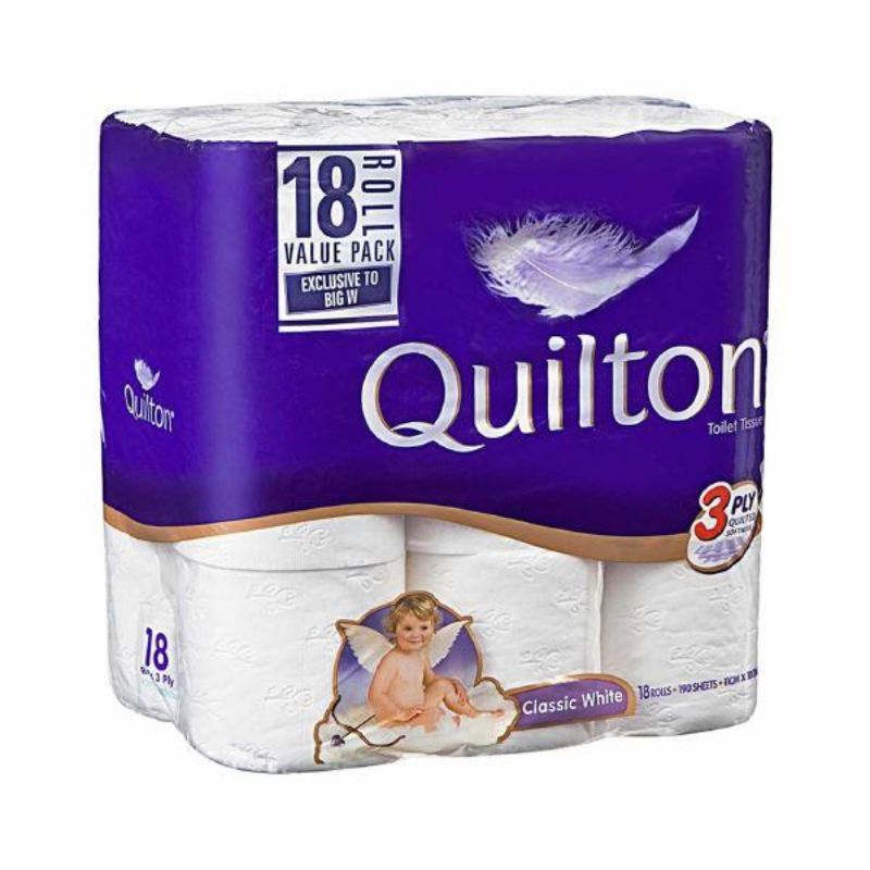 Quilton 3ply Toilet Tissue 18pk