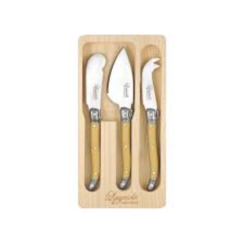 Laguiole Mini Cheese Set Ivory 3 Piece