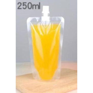 Clear Spout Pouch 250ml 100/pack