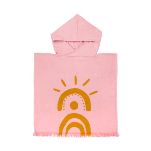 Sunnylife Beach Poncho Desert Palms Powder Pink