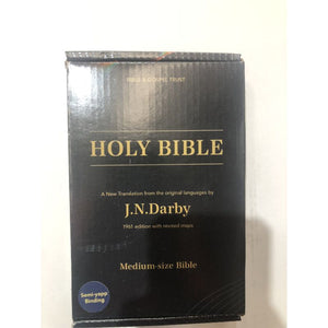 JN Darby Medium Bible Semi-yapp binding with maps No 15 includes extra notes