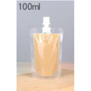 Clear Spout Pouch 100ml 100/pack